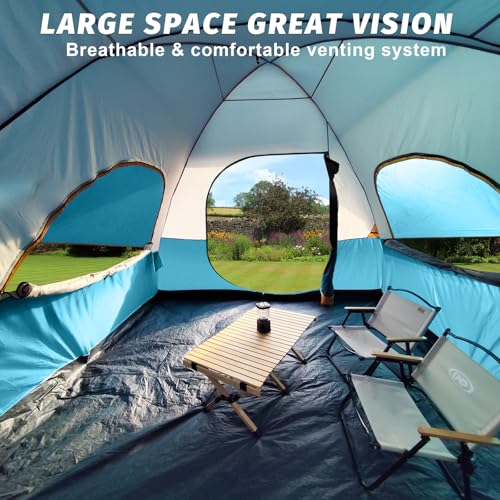 UNP SUV Dome Tent for Camping, Outdoor 6 Person Car Camping Tent, Easy Set Up SUV Tailgate Tent with Rainfly 10' x 10' Vehicle Camping Tent image 6