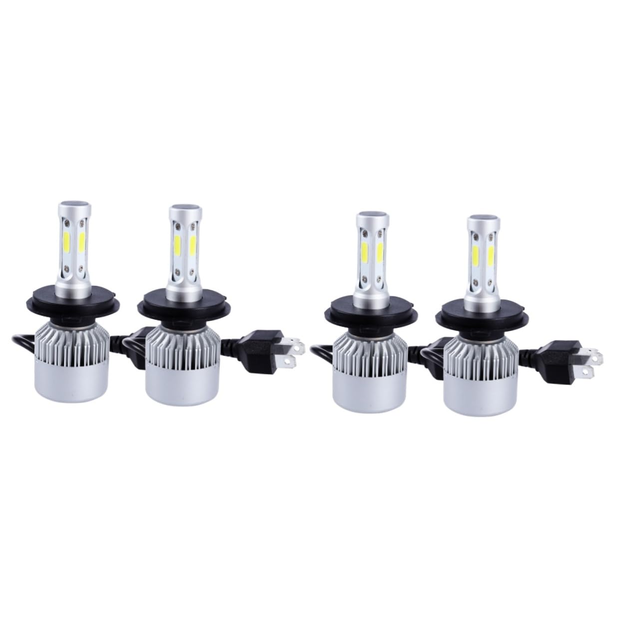Gatuida 4 Pcs Lampadina Del Faro H4 Fari A LED Lampadine Testa Della Lampada Ha Condotto La Luce Della Lampadina Auto Ha Condotto Il Faro Ha o Il H4 Lampadina Del 9003 Ha