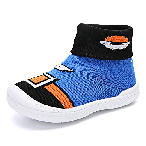 Niño Bebé Niño Zapatos de Primer Caminante Niño/niña Calcetines de Malla Suave Suela de Goma 1-5 años