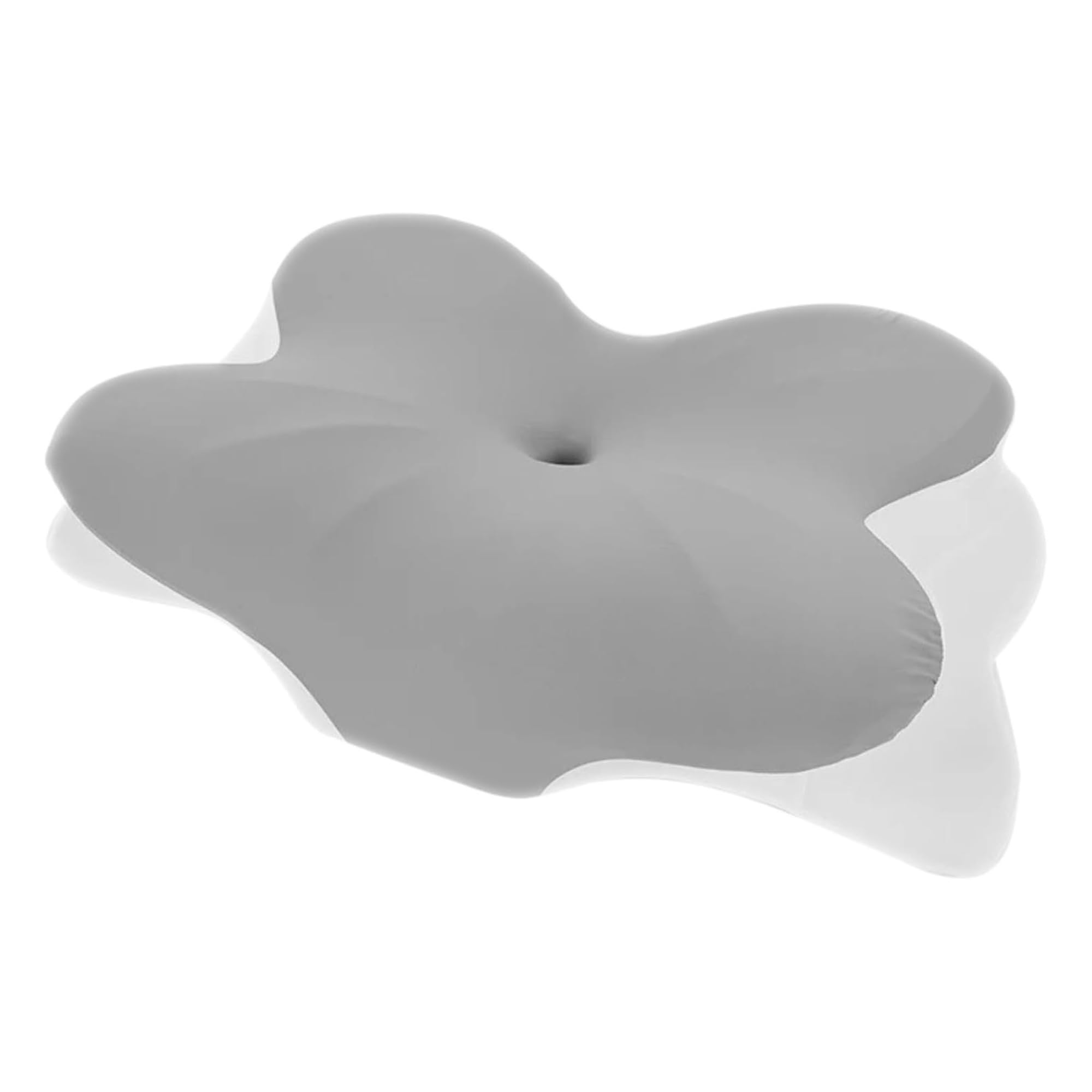 SereniComfort Ergonomic Memory Foam Cervical Pillow, Contoured Neck Support, Ergonomic Orthopedic Neck Support Pillow for Side/Back/Stomach Sleepers, White/Grey