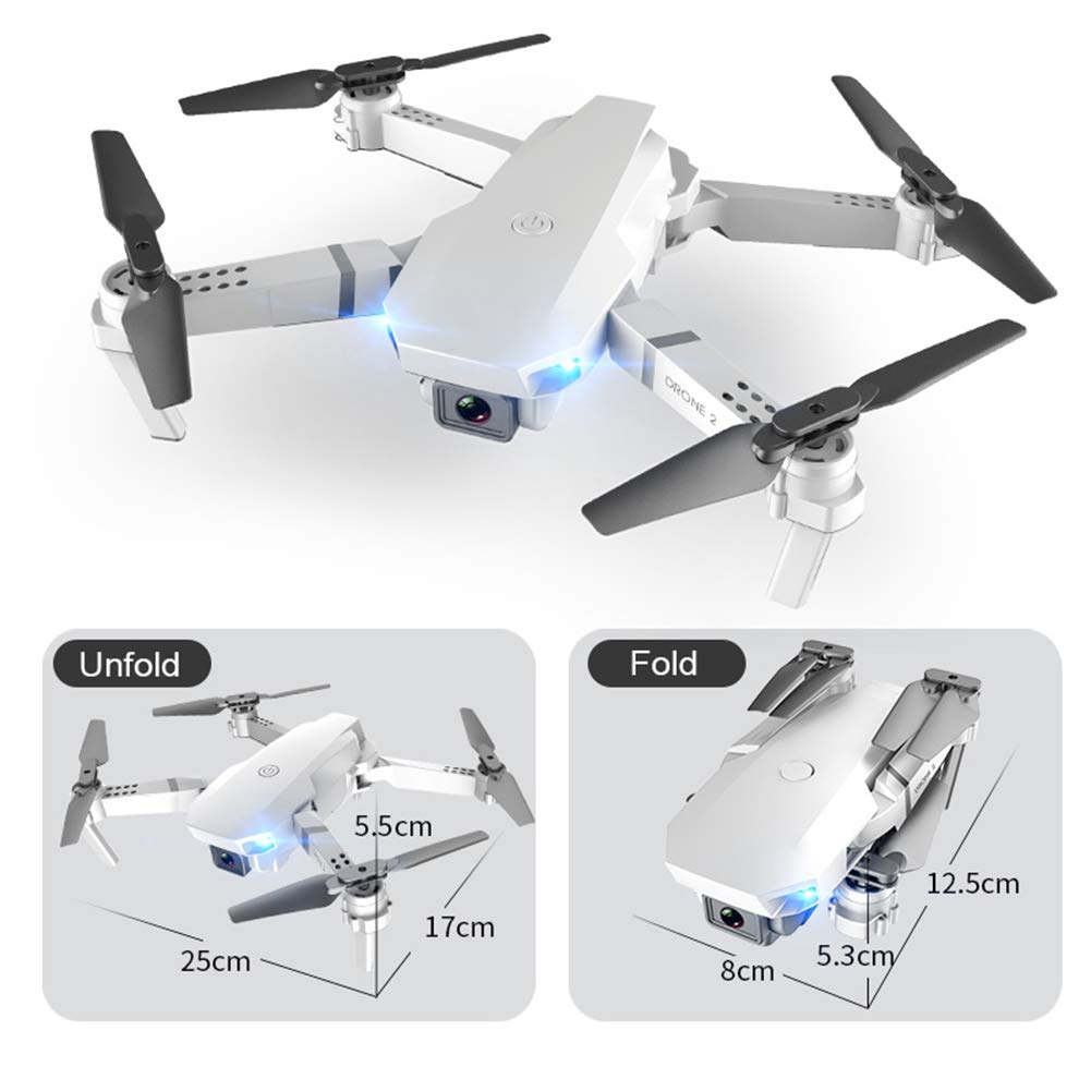 Yanghao Mini Aviones No Tripulados, con La Cámara 4K HD 1080P Gran Angular WiFi Cámaras FPV RC Aviones No Tripulados Quadcopter Altura Mantenga La Cámara Aérea Fotografía Dron