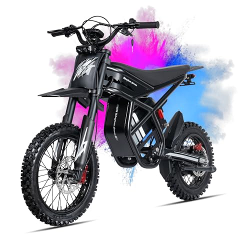 Image of GT73 / GT54 Electric Dirt Bike for Adults Teens - 3000W / 2500W Motor 50 /37 MPH High-Speed, 25 inch /14 inch Fat Tires & Dual Removable Battery(60V /48V) | All-Terrain Off-Road eBike for Snow, Sand