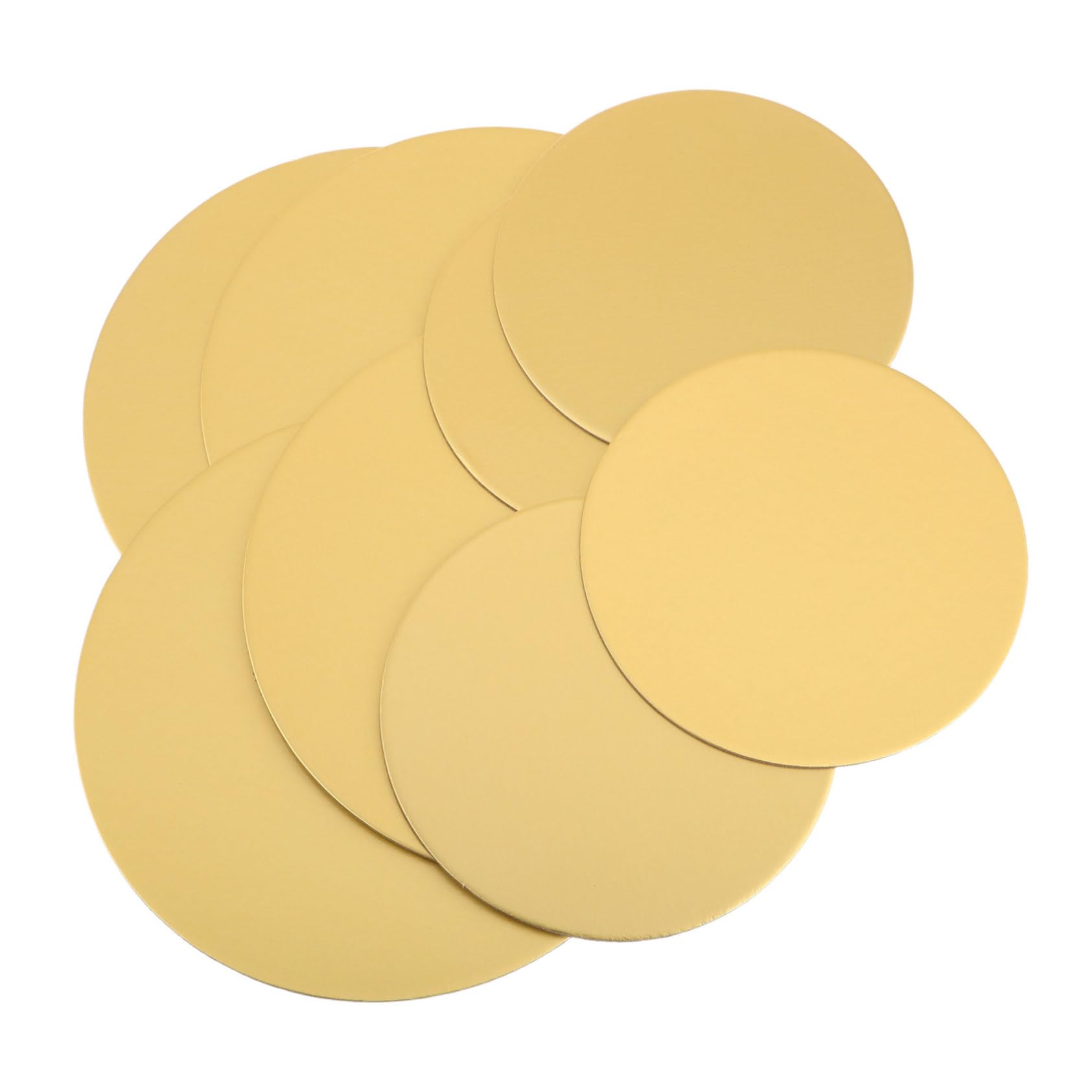 KICHOUSE Elegant Round Cake Boards 6 8 Inch Nonstick Cardboard for Cake Presentations