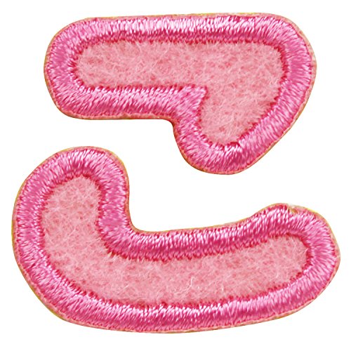 サンヒット ワッペン こ ピンク AGS3-10