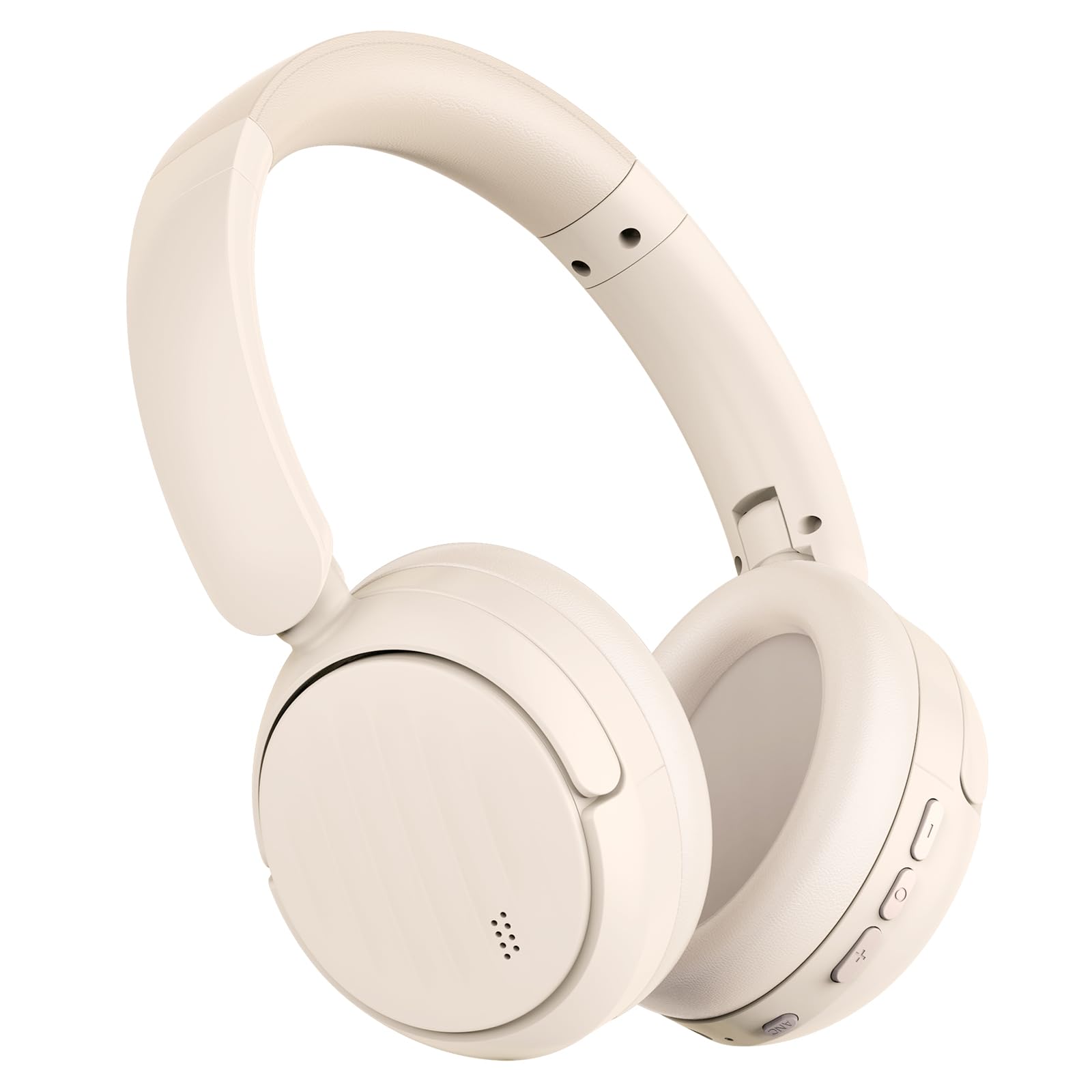 MMWOWARTS Bluetooth Headphones with Active Noise Cancelling (ANC), Wireless Over Ear Bluetooth Headsets with 35H Playtime, HiFi Stereo Foldable Headphones with Foam Ear Cups for Sports, Travel, Blue — view 9