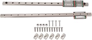 MGN12 Linear Rail Guide for Prusa Mk3s 3D Printer, Y-axis Linear Rail 3D Printer Part, Linear Bearing Sliding Block for CNC DIY Engraving Machine, Stainless Steel 3D Printer Accessories Printer Kit