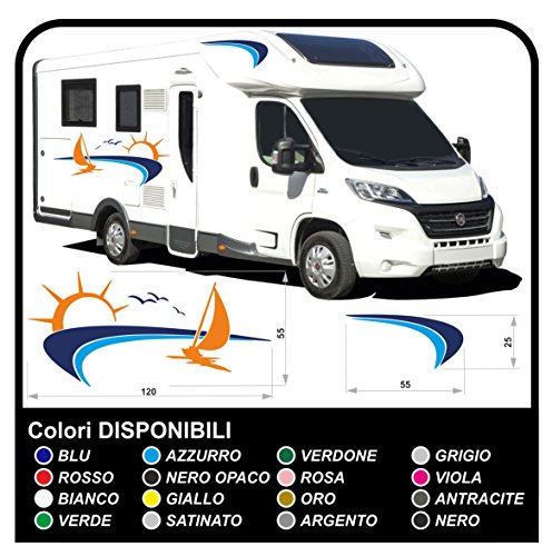Stickers kit complet camping-car pour rénover carrosserie abîmée