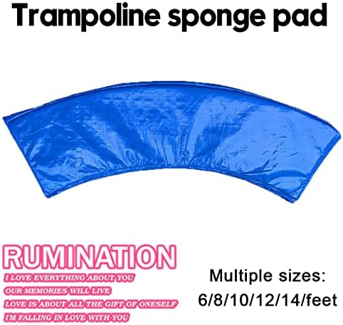 Water-Resistant Fitness Trampoline Safety Pad Mat, Replacement Foam Spring Cover for Round Frames, Durable Protection Mat for Enhanced Trampoline Safety and Performance