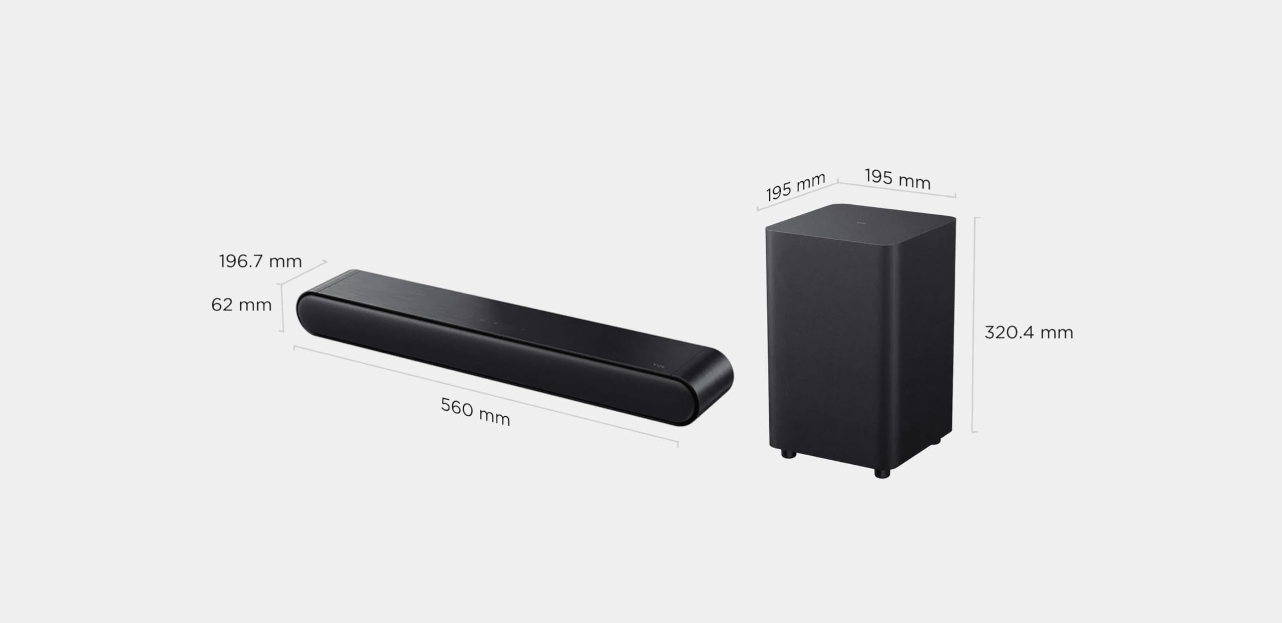 TCL S642W Soundbar a 2.1 canali con subwoofer wireless, soundbar