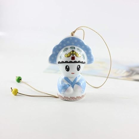 Amazon Co Jp 風鈴 日本風 ウィンドチャイム 江戸風鈴 手作りかわいい風鈴 ミニ 風鈴 ガラス風鈴 手書きの風鈴 屋内 屋外 ベルインテリア飾り物 ブルー Diy 工具 ガーデン