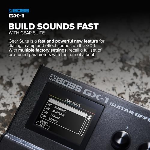 Image of BOSS GX-1 | Ultra-Portable Guitar Effects Processor | Packed with Iconic Amps & Effects | Premium AIRD Sound Engine | Ideal for Beginner Guitarists | Bluetooth Connectivity | Versatile Power Options
