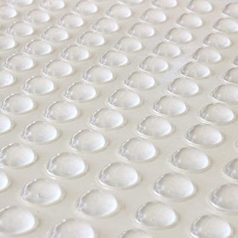 Shintop Furniture Bumpers - Clear Adhesive Bumper Pads Surface Protection for Wall and Wooden Floor Come with 100pcs (Hemispherical) Cover