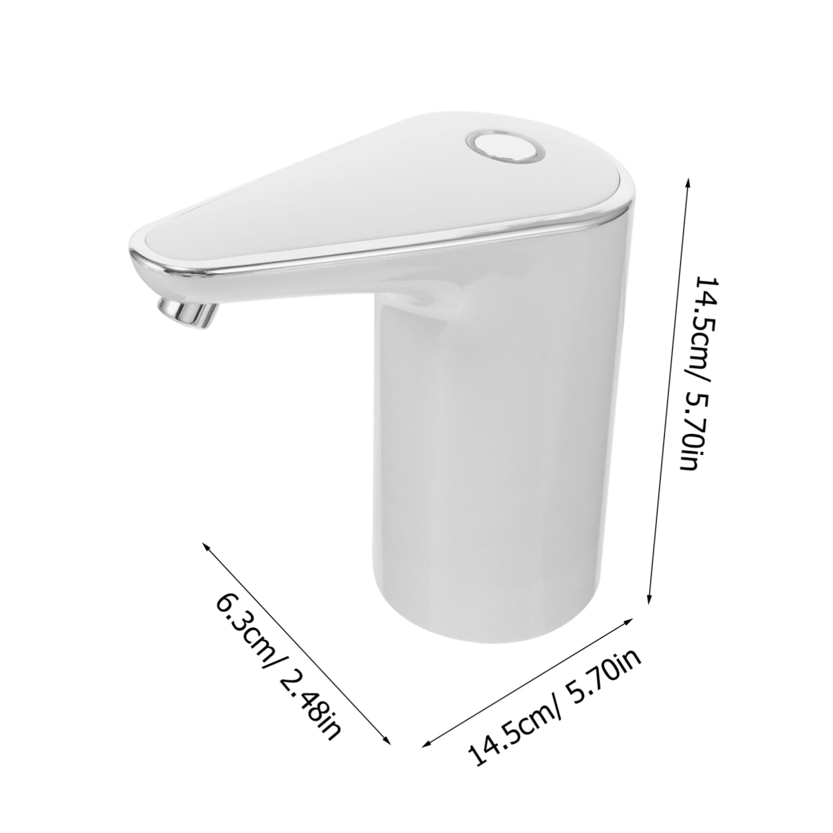 Bomba Eléctrica para Botellas de Agua 5w 5v USB Color Blanco