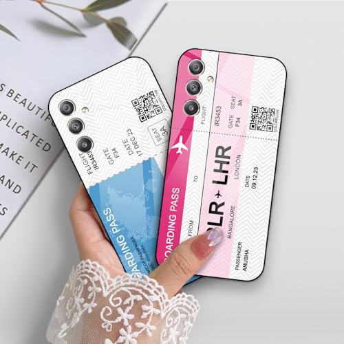 Image of COLORflow Back Cover Compatible with Samsung Galaxy A34 5G | Boarding Pass Colors Customized | Shockproof TPU Bumper with Camera Protection Back Cover Compatible with Samsung Galaxy A34 5G, Multi