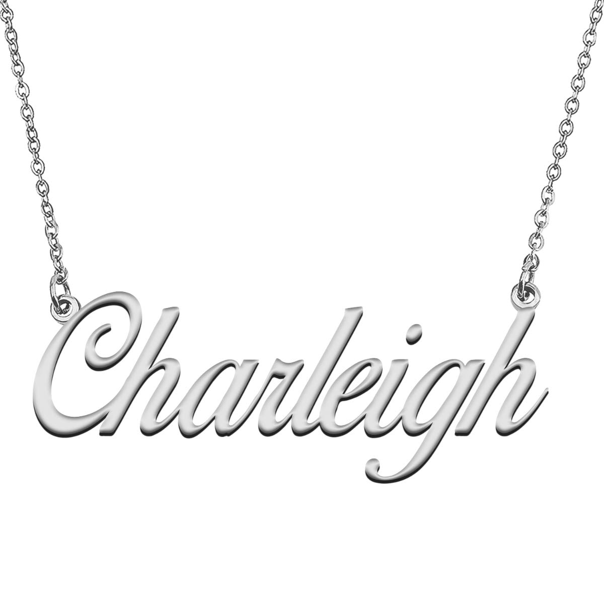 GR859C Personalized Heart Pendant Name Necklace for Her