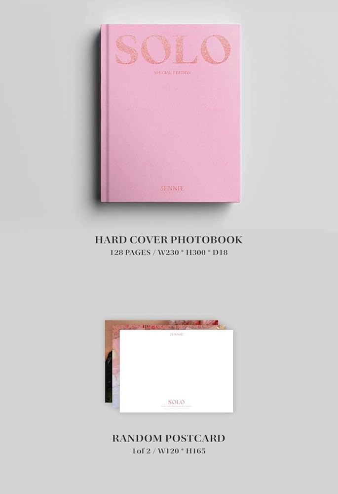 K-POP・アジア BLACKPINK JENNIE SOLO PHOTOBOOK SPECIAL MUSIC&NEW Jennie Blackpink - [Solo] Photo Book (Special Edition) +