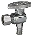 Kissler & Co Chrome Plated Quarter-Turn Supply Stop, Barb PEX Inlet Type, 125 psi - 88-9220