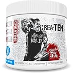 Rich Piana 5% Nutrition CreaTEN 10-in-1 Formula | Flavored Creatine Powder for Muscle Gain | Enhance Power, Strength, Endurance, & Recovery | 9.21 oz, 30 Srvngs (Blueberry Lemonade)