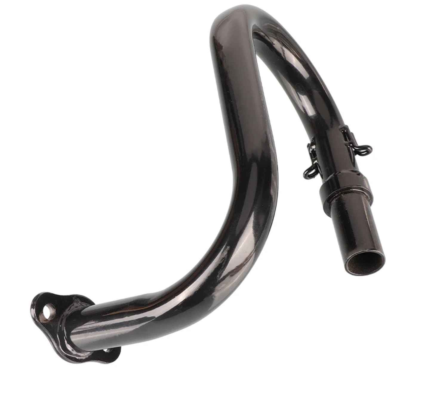 Silenciadores Traseros Escape Silenciador de Escape Tubo Dividido para Motocicleta, Motor Gasolina, Bicicleta motorizada, Piezas para 2 Tiempos, 50 CC, 66, 80 y 100