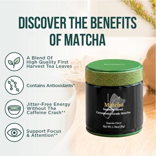 Té matcha en polvo ceremonial 50 g miniatura 5
