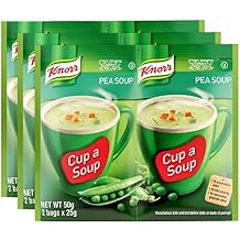 Knorr Pea Soup Mix 1.52oz 3x2 Packs for 6 Pouches Total| Delicious, Warm, and Ready in Minutes!