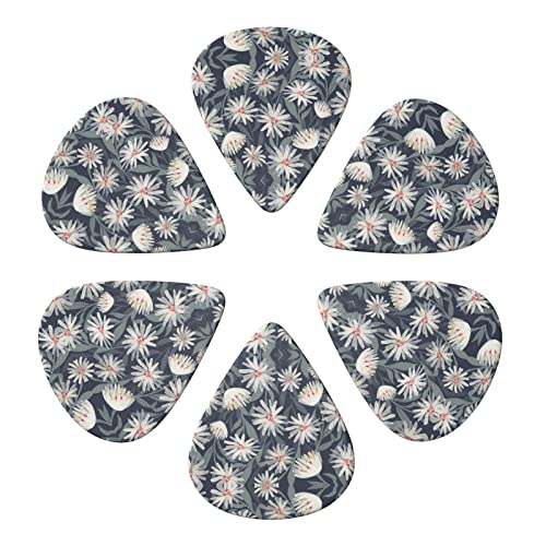 Daisy Lot de 6 médiators pour guitare acoustique, guitare électrique, basse, ukulélé – fins, moyens et épais - Les Beatles, Paul McCartney, John Lennon, RIngo Starr, George Harrison Daisy Lot de 6 médiators pour guitare acoustique, guitare électrique, basse, ukulélé – fins, moyens et épais – Image 5