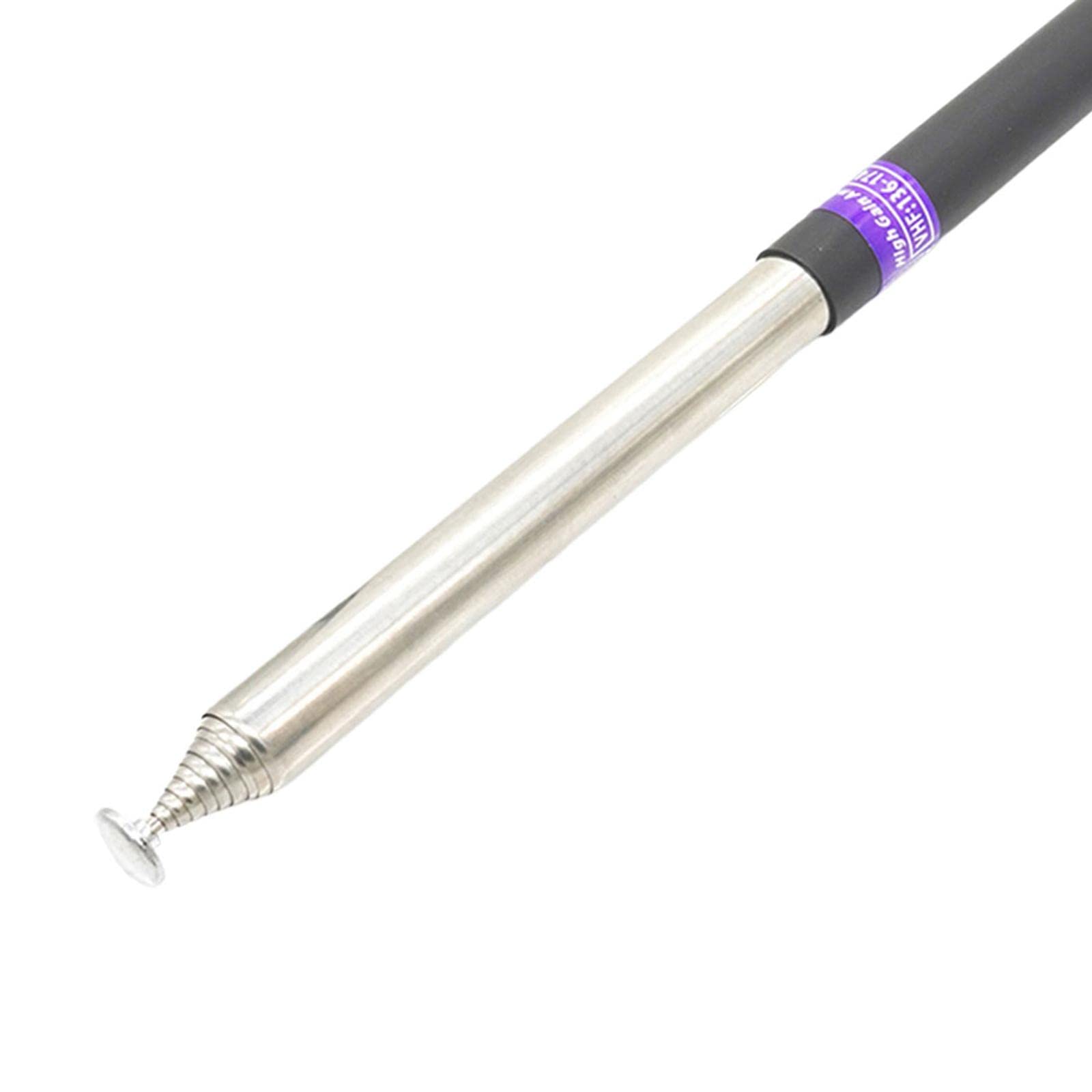 predolo Antenna Telescopica VHF per Radioamatori 136-174 MHz con Connettore BNC (4 unità) per Cu32 E W32, 4 Pezzi