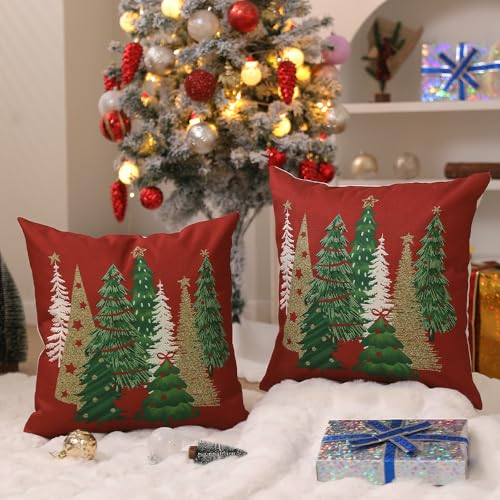 Christmas Tree Pillow Covers for Festive Home Decor - Image 4