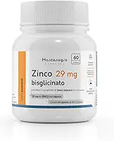 Zinco quelato bisglicinato 29 mg 60 cápsulas - Montenegro Nutrition