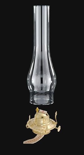 Miniatura 4 de B&P Lamp Quemador de lámpara de queroseno #2 y chimenea transparente prémium de 3 x 12 pulgadas