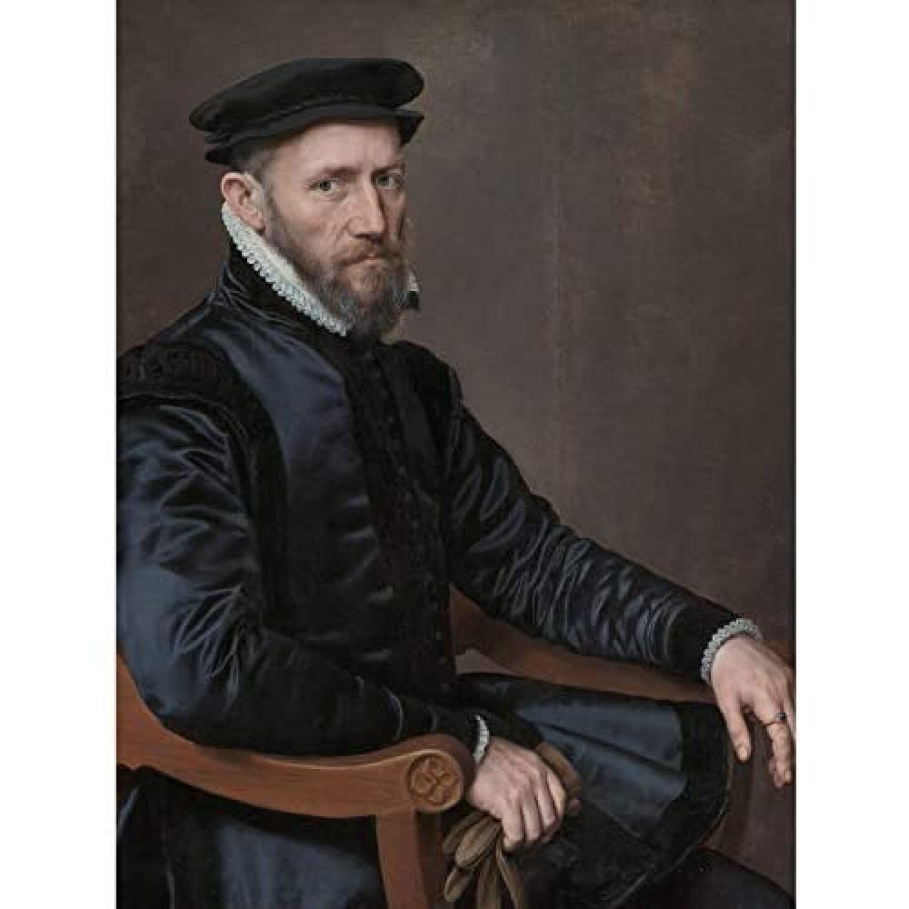 Artery8 Anthonis Mor Portraits Sir Thomas Gresham Painting Unframed Wall Art Print Poster Home Decor Premium