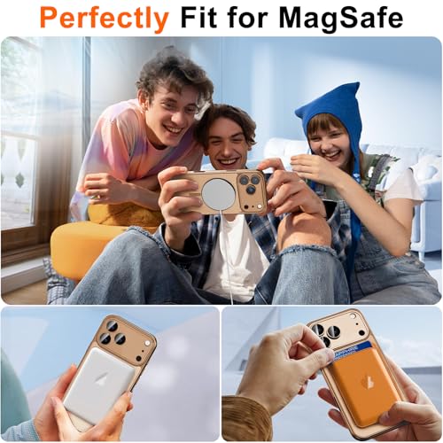 Image of for iPhone 17 Pro Max Case with Privacy Screen Protector, Brown