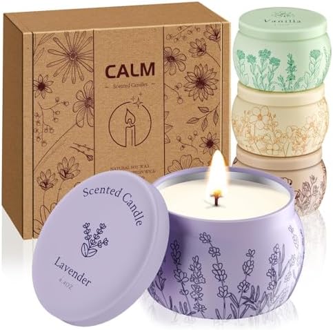 Scented Candles for Mom, 17.6oz Romantic Jar Candles for Women Gi...
