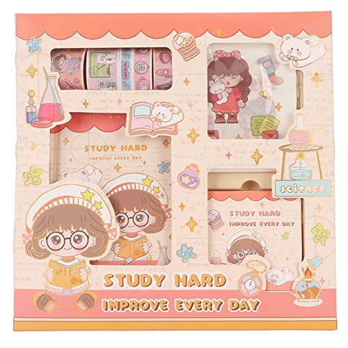 Okuyonic Diy Journal Kit, Cute Clear Pattern Diy Scrapbook Kit For Art(Type 1) #TOP5