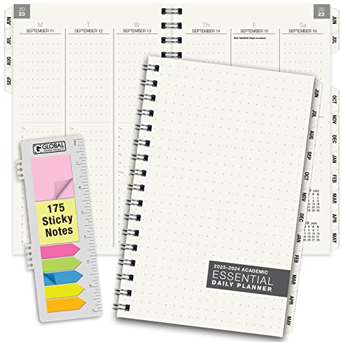 Global Printed Products Essential 5X8 Monthly & Weekly 2023-2024 Planner - (5" X 8" - June 2023 Through July 2024) #TOP5