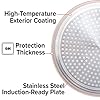 Nuwave 3-Piece Fry Pan Set, 8”, 10”, 12” Forged Lightweight, G10 Healthy Duralon Blue Ceramic Ultra Non-Stick, Induction-Ready & Works on All Cooktops, Ergonomic Stay-Cool Handles #3