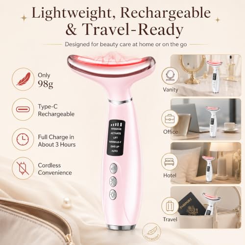 GIHWRRI 7 Color Face Sculpting Tool Red Light Therapy for Face and Neck - image 8