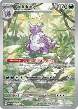 Pokemon - Nidoking 174/165 - Pokemon 151 - Illustration Rare