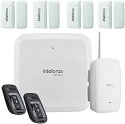 KIT CENTRAL DE ALARME S/FIO AMT 8000 + 2 CONTROLE XAC 8000 + 1 SIRENE XSS 8000 + 4 SENSOR XAS 8000