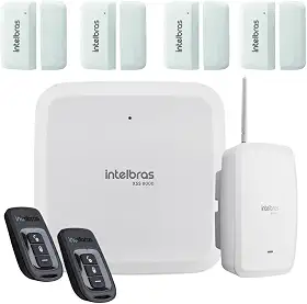 KIT CENTRAL DE ALARME S/FIO AMT 8000 + 2 CONTROLE XAC 8000 + 1 SIRENE XSS 8000 + 4 SENSOR XAS 8000