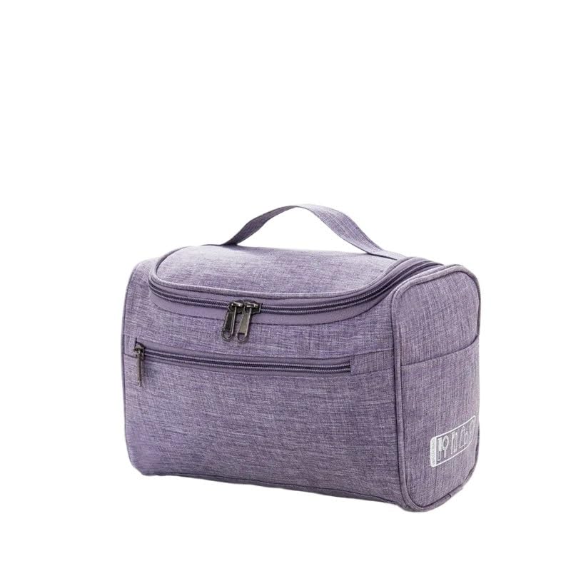 Borsa da Toilette Impermeabile con Gancio per Donna, Borsa cosmetica da Viaggio, Organizer per Trucco da Uomo, Astuccio per Articoli da Toilette da Bagno, neceser