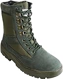 Savage Island Einsatzstiefel Wildleder Grün Armee Combat Boot Stiefel Militär Wandern Airsoft Bundeswehr