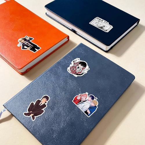 Image of 50+PCS Anime Chainsaw Man Stickers - Waterproof Vinyl Stickers for Laptop, Journal, Mobile, Guitar, Luggage & More | Durable & Residue-Free