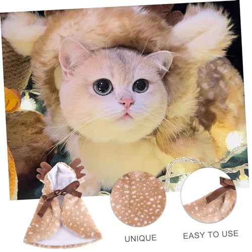 Capa para perros y gatos BESPORTBLE estilo alce miniatura 4