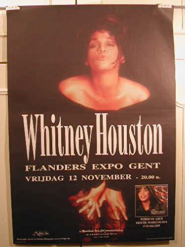 Poster Houston Whitney 70X100Cm tableau mural moderne pour décoration de chambre