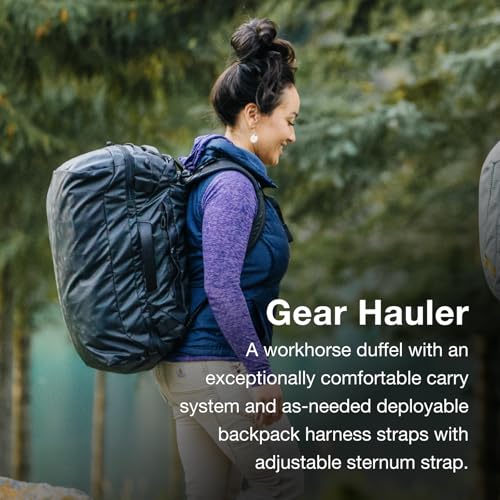 Osprey Transporter 40L Lightweight Travel Duffel Bag - Water Resistant Carry On Gear Bag for Men and Women, Pine Leaf - Image 4