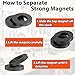 2- Pack Ferrite Ring Magnets | OD4 x ID2.36