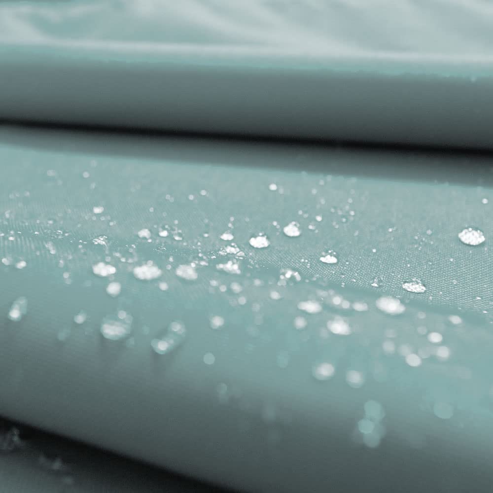 Bruni Fodera per pouf (verde menta) con fodera interna – Rivestimento per sacco a pelo rettangolare da 180 x 140 cm, XXL, per interni ed esterni, senza imbottitura