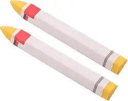 IMIKEYA 2 canetas marcadoras de pneu de carro, canetas marcadoras de pneu, ponta fina, lápis amarelos, estilo aleatório