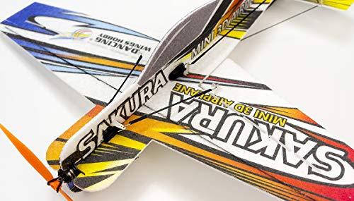 Viloga Upgrade 3D Epp Plane Sakura Aerobatic Flying Airplane, 420Mm Durable Foam Rc Plane Kit To Build For Adults (Kit+Motor+Esc+Servo, Epp Sakura, Not Including Remote Control And Battery) #TOP3